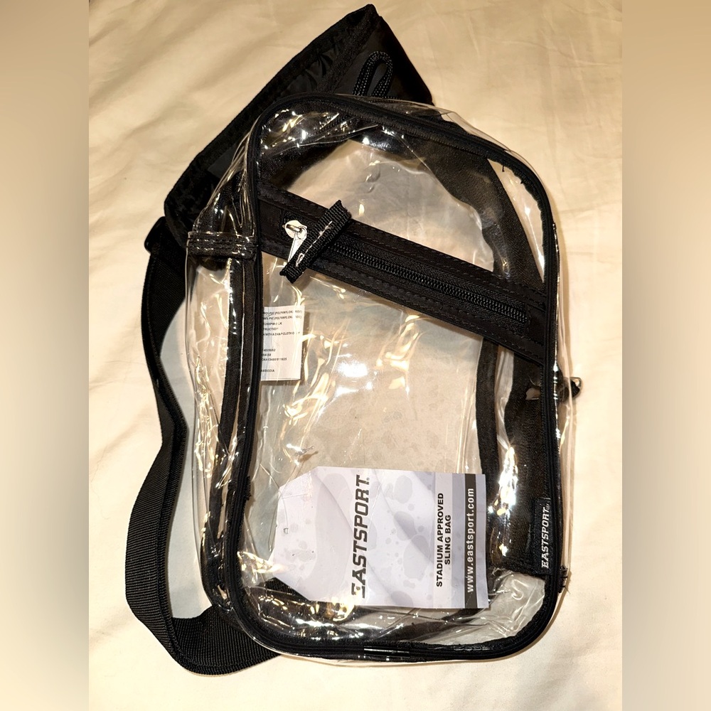 EASTSPORT Stadium Approved Clear Plastic Backpack/Tote
